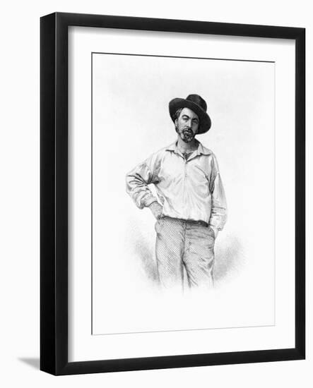 Portrait of Walt Whitman-null-Framed Giclee Print