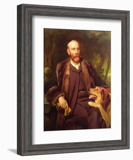 Portrait of Walter Percy Sladen, English Naturalist--Framed Giclee Print