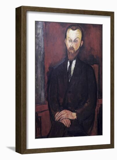 Portrait of Wielhorski-Amedeo Modigliani-Framed Giclee Print