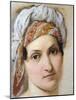 Portrait of Wife Vincenza Scaccia-Francesco Hayez-Mounted Giclee Print