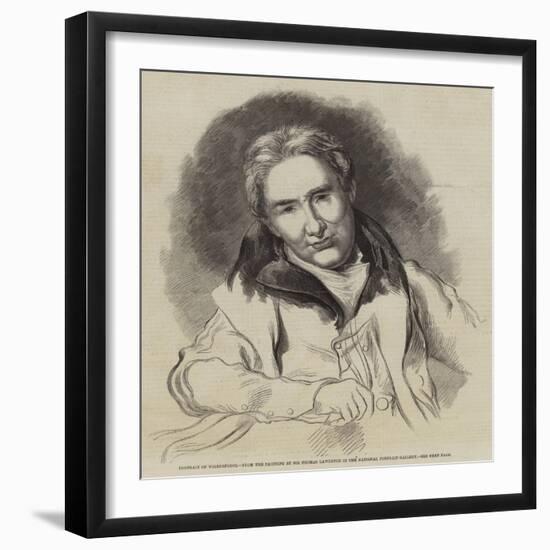 Portrait of Wilberforce-Thomas Lawrence-Framed Giclee Print