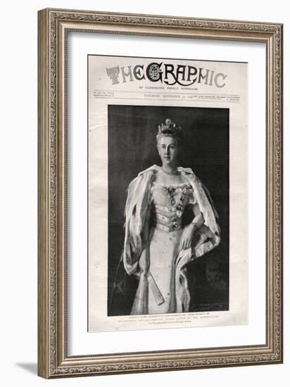 Portrait of Wilhelmina of the Netherlands (1880-1962), Queen of the Netherlands-English Photographer-Framed Giclee Print