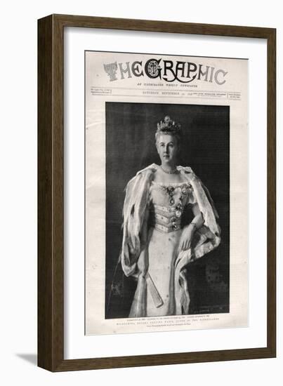 Portrait of Wilhelmina of the Netherlands (1880-1962), Queen of the Netherlands-English Photographer-Framed Giclee Print