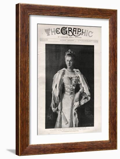 Portrait of Wilhelmina of the Netherlands (1880-1962), Queen of the Netherlands-English Photographer-Framed Giclee Print