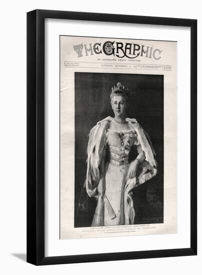 Portrait of Wilhelmina of the Netherlands (1880-1962), Queen of the Netherlands-English Photographer-Framed Giclee Print