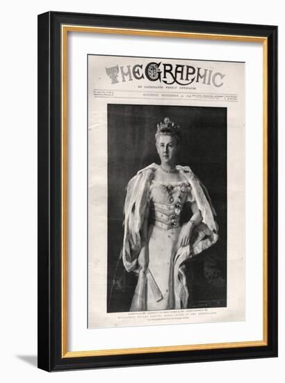 Portrait of Wilhelmina of the Netherlands (1880-1962), Queen of the Netherlands-English Photographer-Framed Giclee Print