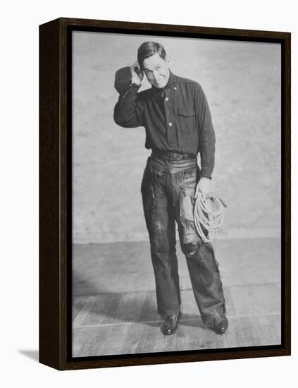 Portrait of Will Rogers, Early Portrait-null-Framed Stretched Canvas