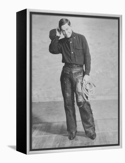 Portrait of Will Rogers, Early Portrait-null-Framed Stretched Canvas