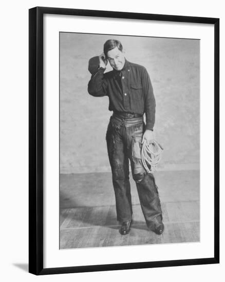 Portrait of Will Rogers, Early Portrait-null-Framed Photo