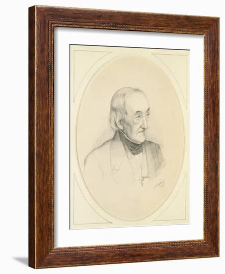 Portrait of William Bennett, 1850-John Everett Millais-Framed Giclee Print