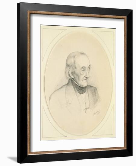 Portrait of William Bennett, 1850-John Everett Millais-Framed Giclee Print