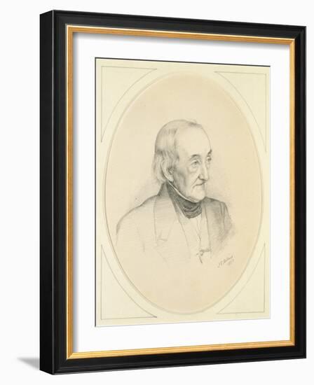 Portrait of William Bennett, 1850-John Everett Millais-Framed Giclee Print