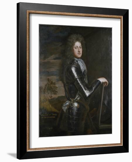 Portrait of William Cavendish, 1st Duke of Devonshire, after C.1680-85-Godfrey Kneller-Framed Giclee Print