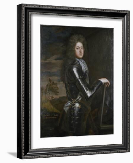 Portrait of William Cavendish, 1st Duke of Devonshire, after C.1680-85-Godfrey Kneller-Framed Giclee Print