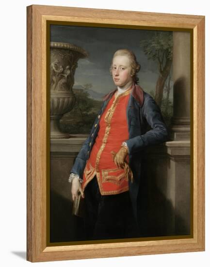 Portrait of William Cavendish, 5th Duke of Devonshire, 1768-Pompeo Batoni-Framed Premier Image Canvas