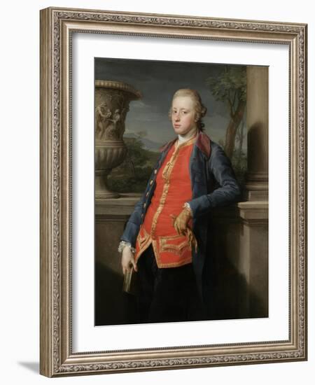Portrait of William Cavendish, 5th Duke of Devonshire, 1768-Pompeo Batoni-Framed Giclee Print