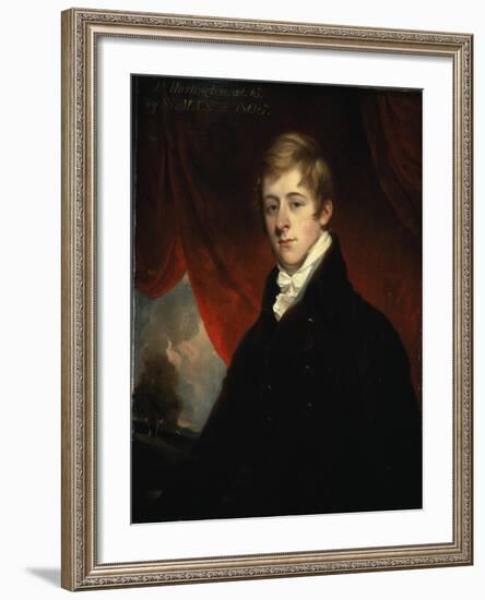 Portrait of William Cavendish When Marquess of Hartington, 1805-Sir Martin Archer Shee-Framed Giclee Print