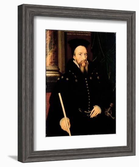 Portrait of William Cecil, 1st Baron Burghley (1520-98) Lord High Treasurer-Arnold von Bronckhorst-Framed Giclee Print