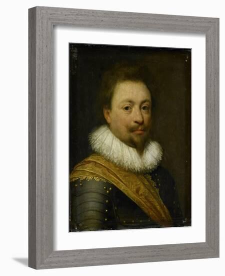 Portrait of William, Count of Nassau-Siegen-Jan Antonisz van Ravesteyn-Framed Art Print
