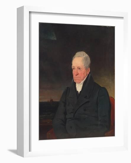 Portrait of William Curling, Esq., 1828-George Lance-Framed Giclee Print