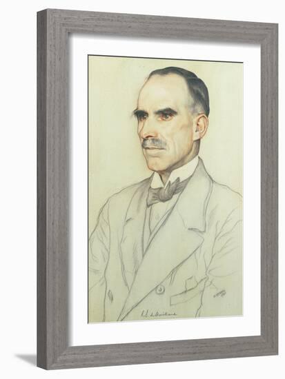 Portrait of William De Havilland, 1920-William Strang-Framed Giclee Print