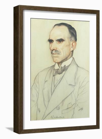 Portrait of William De Havilland, 1920-William Strang-Framed Giclee Print