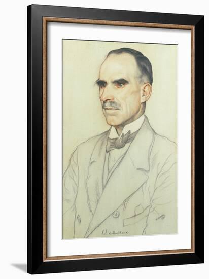 Portrait of William De Havilland, 1920-William Strang-Framed Giclee Print