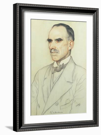 Portrait of William De Havilland, 1920-William Strang-Framed Giclee Print
