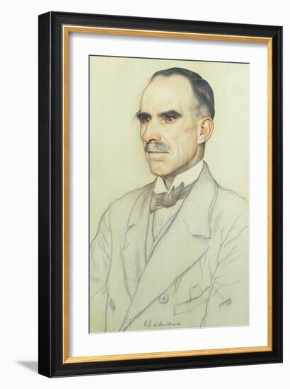 Portrait of William De Havilland, 1920-William Strang-Framed Giclee Print