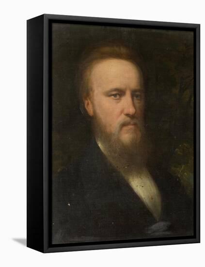 Portrait of William Glover-Andrew Carrick Gow-Framed Premier Image Canvas