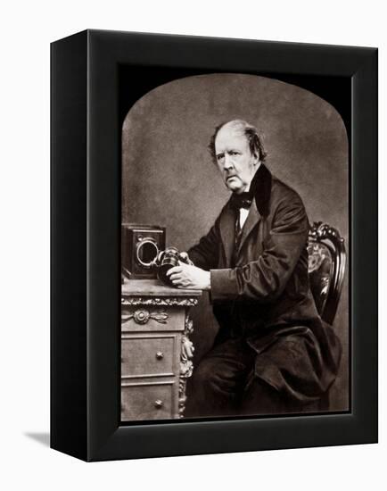 Portrait of William Henry Fox Talbot (1800-1877) English physicist and photographic pioneer, 1864-John Moffat-Framed Premier Image Canvas