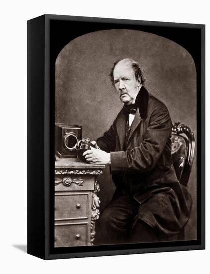 Portrait of William Henry Fox Talbot (1800-1877) English physicist and photographic pioneer, 1864-John Moffat-Framed Premier Image Canvas