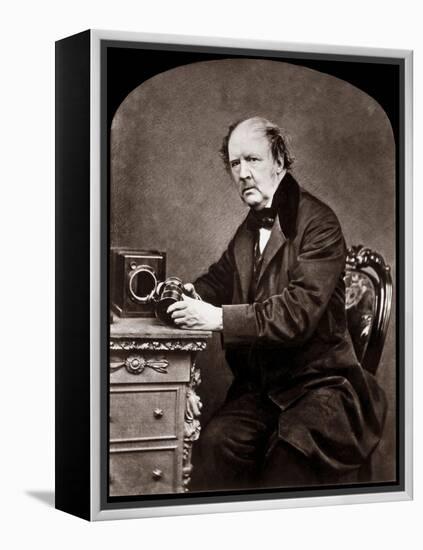 Portrait of William Henry Fox Talbot (1800-1877) English physicist and photographic pioneer, 1864-John Moffat-Framed Premier Image Canvas