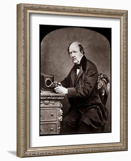 Portrait of William Henry Fox Talbot (1800-1877) English physicist and photographic pioneer, 1864-John Moffat-Framed Giclee Print