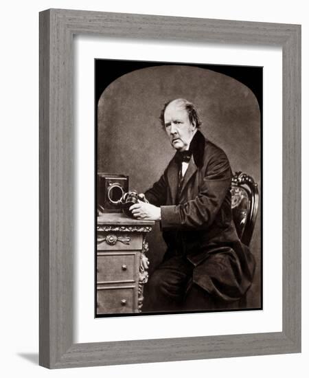 Portrait of William Henry Fox Talbot (1800-1877) English physicist and photographic pioneer, 1864-John Moffat-Framed Giclee Print