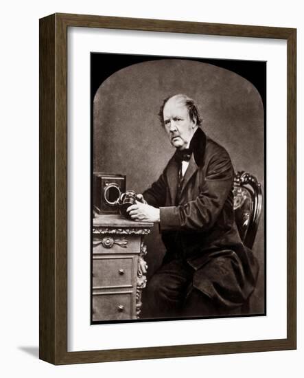Portrait of William Henry Fox Talbot (1800-1877) English physicist and photographic pioneer, 1864-John Moffat-Framed Giclee Print