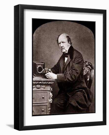 Portrait of William Henry Fox Talbot (1800-1877) English physicist and photographic pioneer, 1864-John Moffat-Framed Giclee Print