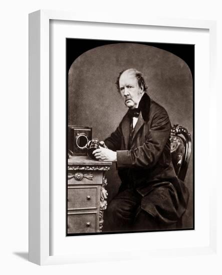 Portrait of William Henry Fox Talbot (1800-1877) English physicist and photographic pioneer, 1864-John Moffat-Framed Giclee Print