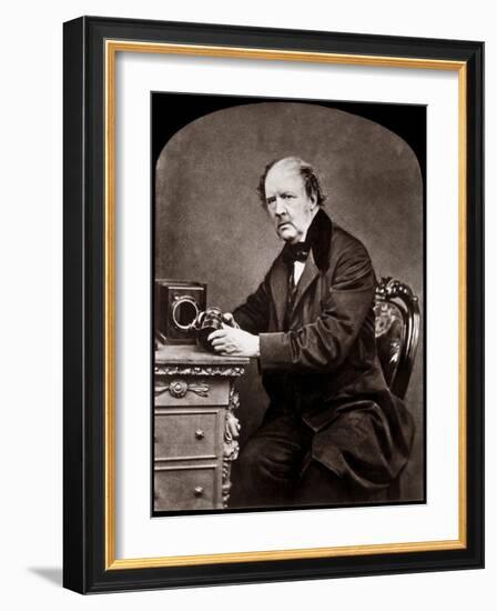 Portrait of William Henry Fox Talbot (1800-1877) English physicist and photographic pioneer, 1864-John Moffat-Framed Giclee Print