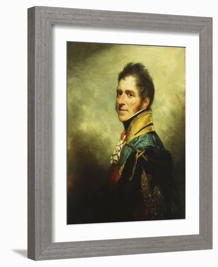 Portrait of William Henry Paget Marquess of Anglesey, Half Length-Sir William Beechey-Framed Giclee Print