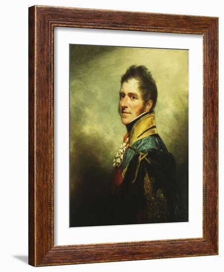 Portrait of William Henry Paget Marquess of Anglesey, Half Length-Sir William Beechey-Framed Giclee Print