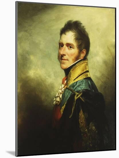 Portrait of William Henry Paget Marquess of Anglesey, Half Length-Sir William Beechey-Mounted Giclee Print