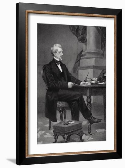 Portrait of William Henry Seward (1801-72)-Alonzo Chappel-Framed Giclee Print