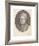 Portrait of William Holman Hunt (1827-1910)-Dante Gabriel Rossetti-Framed Premium Giclee Print