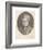 Portrait of William Holman Hunt (1827-1910)-Dante Gabriel Rossetti-Framed Premium Giclee Print