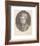 Portrait of William Holman Hunt (1827-1910)-Dante Gabriel Rossetti-Framed Premium Giclee Print