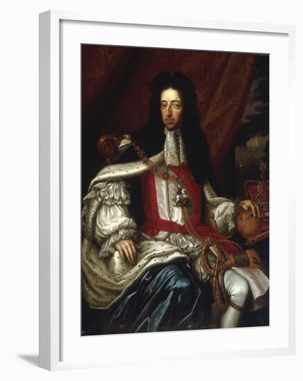 Portrait of William III-Godfrey Kneller-Framed Giclee Print