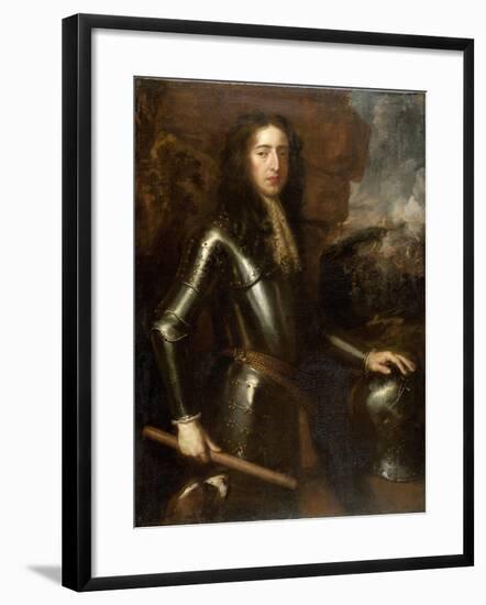 Portrait of William III-Willem Wissing-Framed Art Print