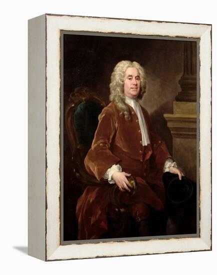 Portrait of William Jones, 1740-William Hogarth-Framed Premier Image Canvas