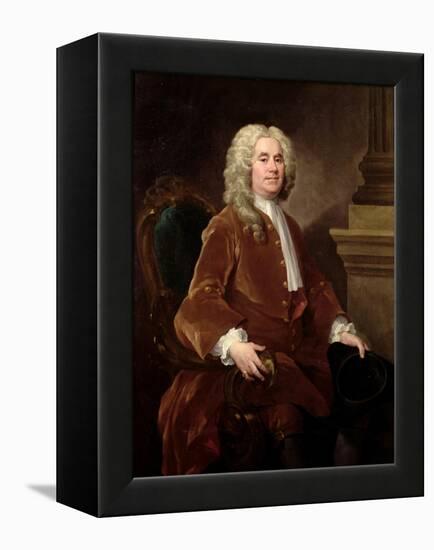 Portrait of William Jones, 1740-William Hogarth-Framed Premier Image Canvas